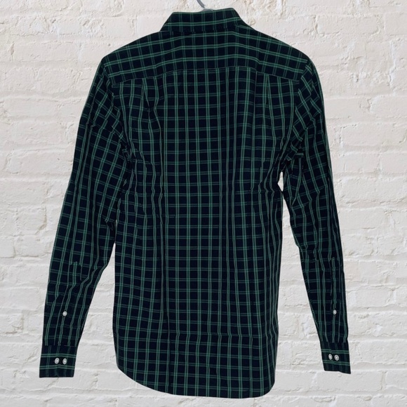 Good Threads green and black plaid button down NWOT XS - Picture 2 of 6